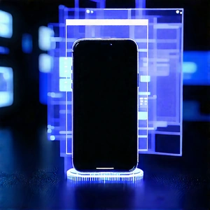 Smartphone With Streaming Content With Cell Phone
