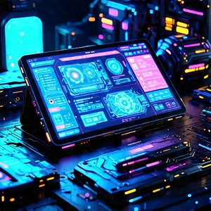 Tablet with user interface
