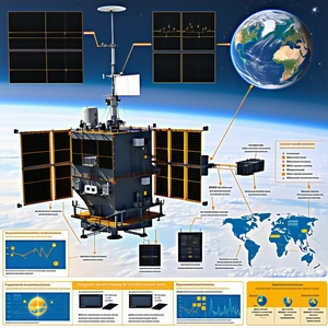 poster that space satellite