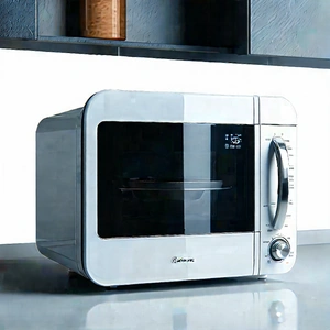 Innovative Smart Appliance Design With White Microwave