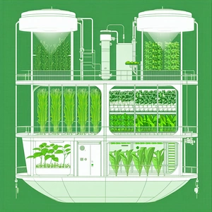 drawing large green structure