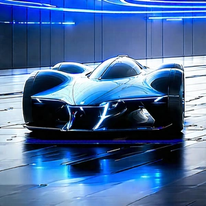 Innovative Electric Vehicle Design With Sleek, Futuristic-looking