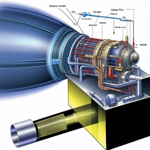 A Diagram Is Shown Of A Jet Engine, With The Engine's Components Labeled