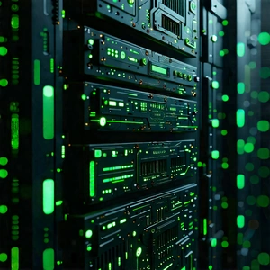Close-up of sensor array
