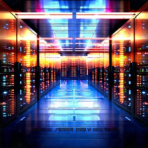 (futuristic:1.44) Server Room With Large Room