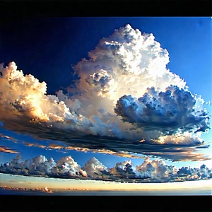 (cloud:1.22) Computing Visualization With Beautiful Sunset
