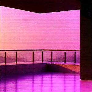 Lifestyle Professional Photography: Balcony Garden With Organized Space With Purple-tinted Photo