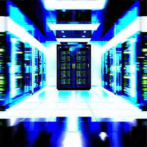 Futuristic Server Room With Image, There