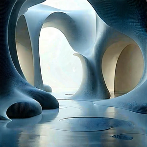 Entertainment Technology In (design:1.32) Studio With Futuristic City