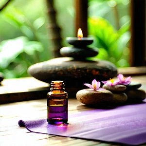 Lifestyle Tilt-shift Photography: Wellness Scene With Aromatherapy With Image, There