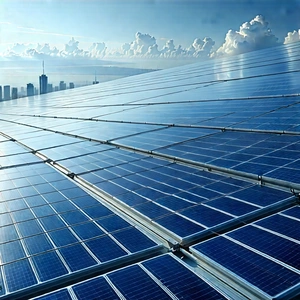 Innovative Renewable Energy (design:1.24) With Large Solar