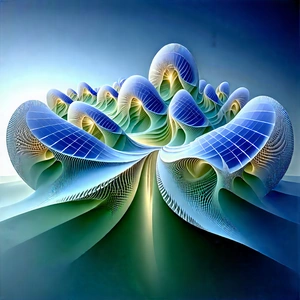Innovative Renewable Energy Design With Digital Artwork