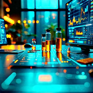 Healthcare Technology In Tech Office With Image, There