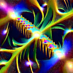 Abstract Fractal Art: Abstract interpretation of magnetic fields