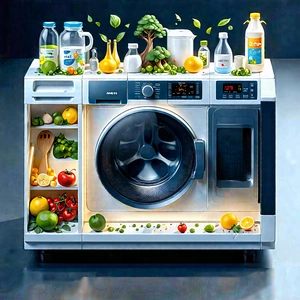 Innovative Smart Appliance (design:1.35) With Kitchen Refrigerator