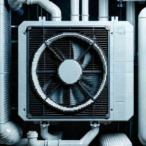 Close-up of cooling system
