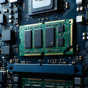 Tech Cinema 4D: Close-up of memory module