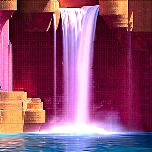 Nature Commercial Photography: Waterfall in summer