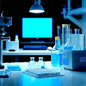 Entertainment Technology In Modern Laboratory With Laboratory Setting