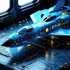 Aerospace technology in (modern:1.25) laboratory