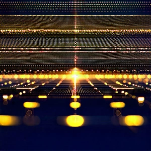 Close-up Of Sensor Array With Black White