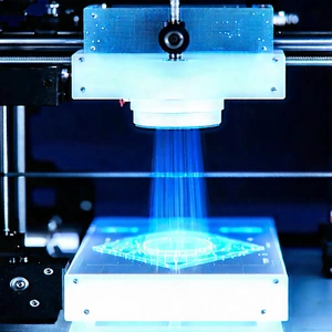 3d printer with holographic projection