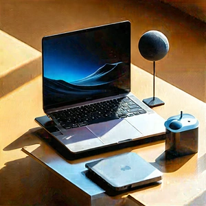Laptop With Streaming Content With Laptop Computer