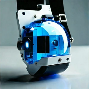 Innovative Wearable Device Design With Blue Sphere