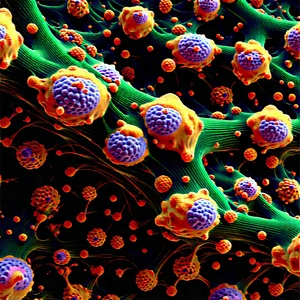 Abstract Professional Photography: Abstract Interpretation Of Cellular Structures With Image, There