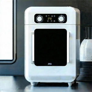 Innovative Smart Appliance Design With White Microwave