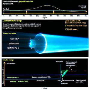 The Image Is A Graphic Representation Of The Energy Efficiency Of A Laser Sail