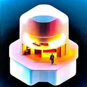 (futuristic:1.36) smart home