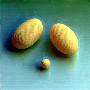 Abstract Digital Painting: Macro View Of Microscopic View With Large Yellow