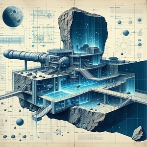 In This Image, There Is A Futuristic Building With A Large