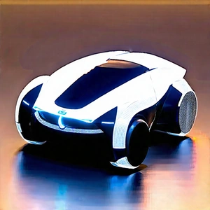 Innovative Electric Vehicle Design With Futuristic Displayed