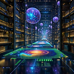 Financial Technology In Research Center With Image, There