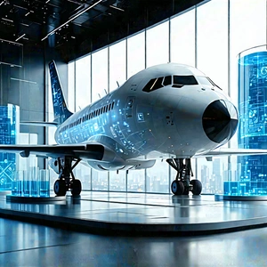 Aerospace Technology In Modern Laboratory With Large White