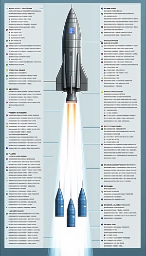 A Diagram Is Displayed Showing The Different Parts Of A Rocket
