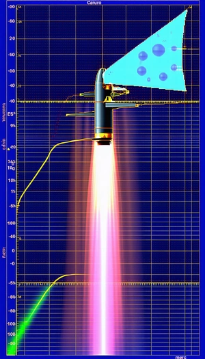 A Rocket Is Shown In A Graphic, With Its Trajectory Shown As A Line
