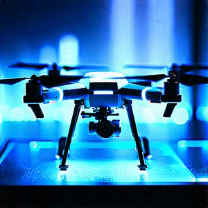 Drone with holographic display