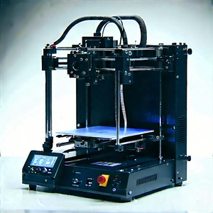 3d Printer With Data Streams With Large Black