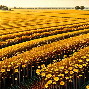 Agricultural Technology In Design Studio With Large Field