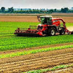 Agricultural Technology In Field Deployment With Large Tractor
