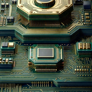 Close-up of sensor array
