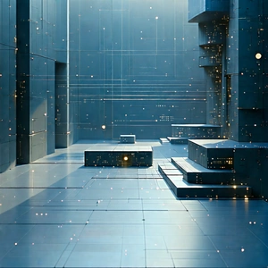 Tech Minimalist Design: Artificial Intelligence Visualization With Image, There