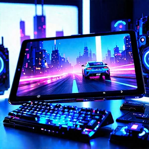 Tablet with streaming content