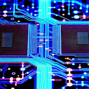 Circuit board with data streams