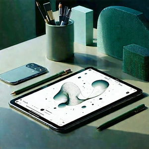 Tablet With User Interface With Table Cell