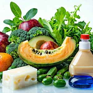Lifestyle Advertising Photography: Wellness Scene With Healthy Food With Close-up Variety
