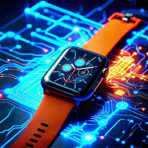 Smart watch with data visualization